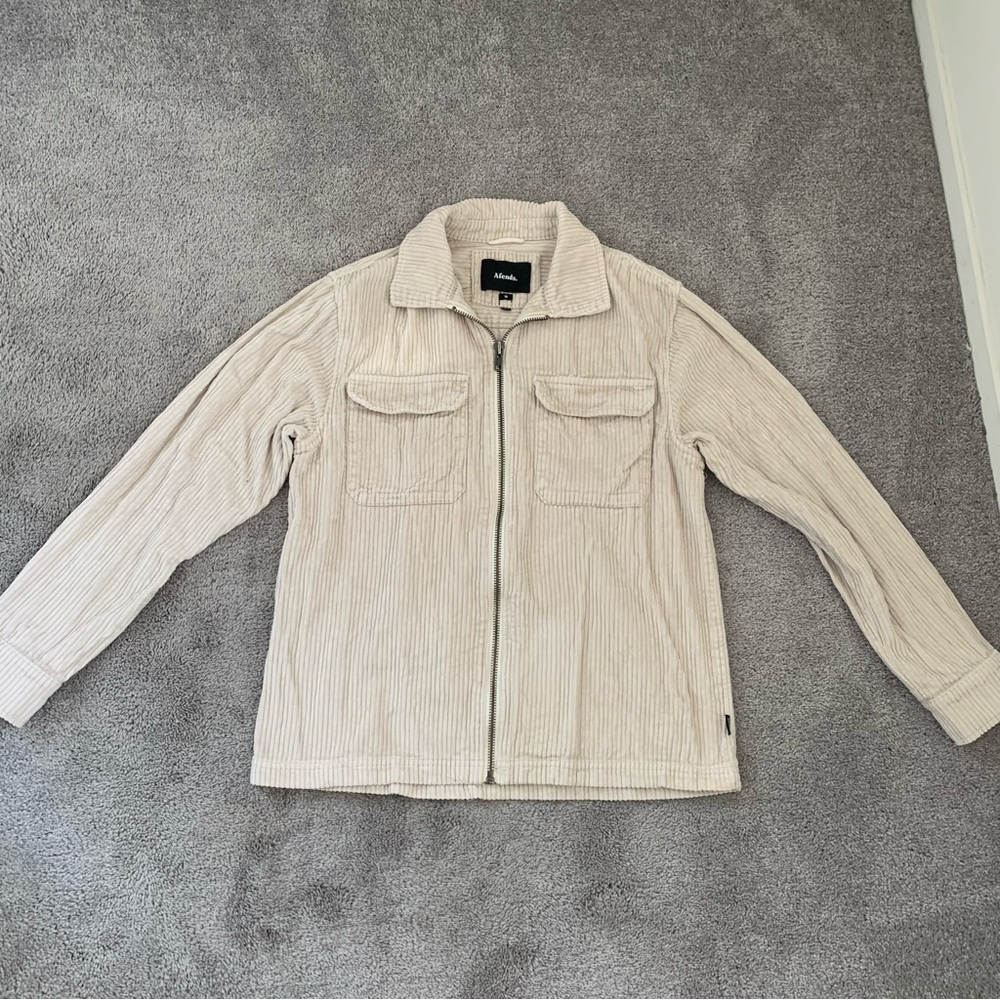 Afends Cream Corduroy Jacket